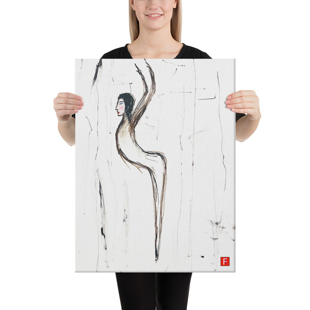 Canvas (18" X 24") Ballet Dancer 1