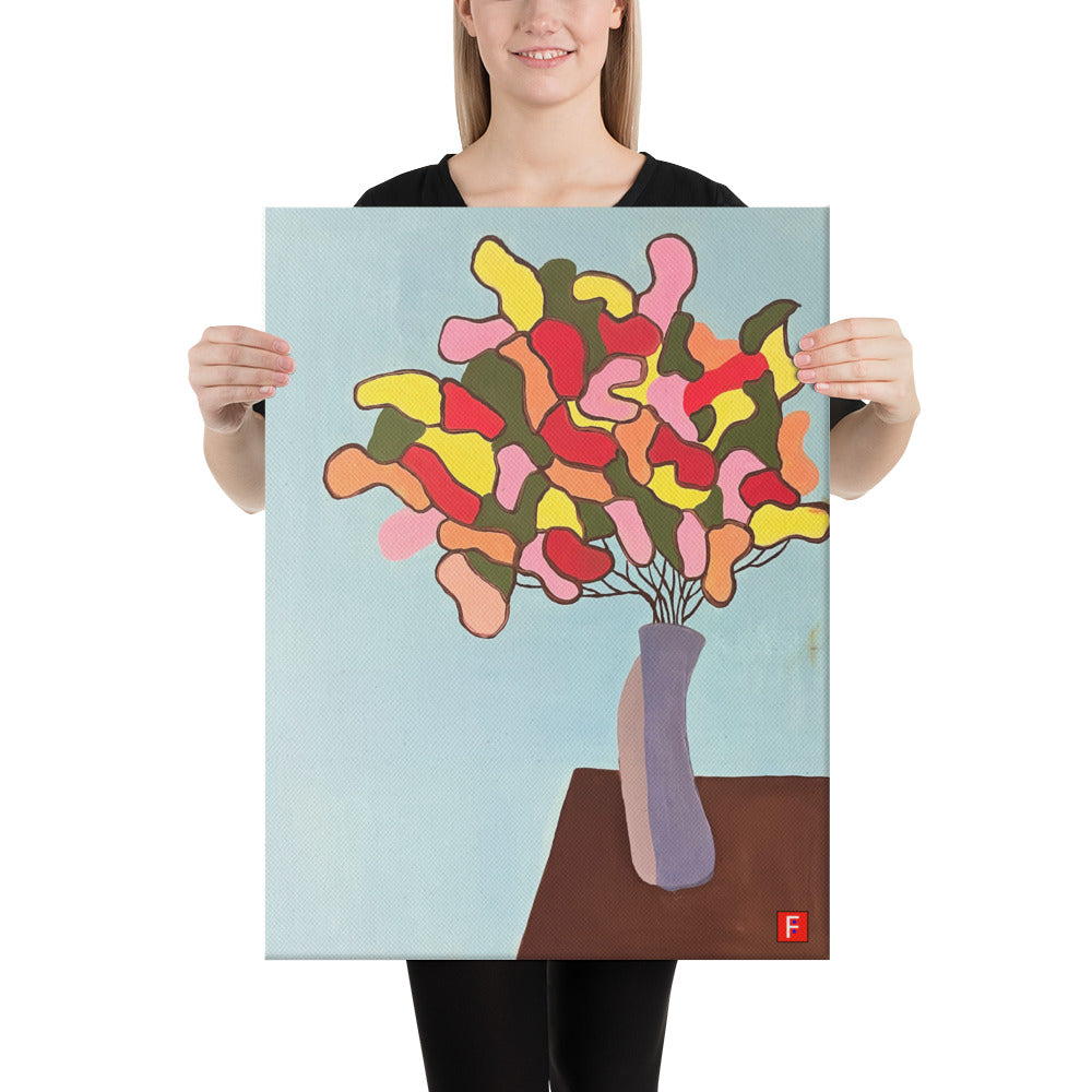 Canvas (18" X 24") Flowers