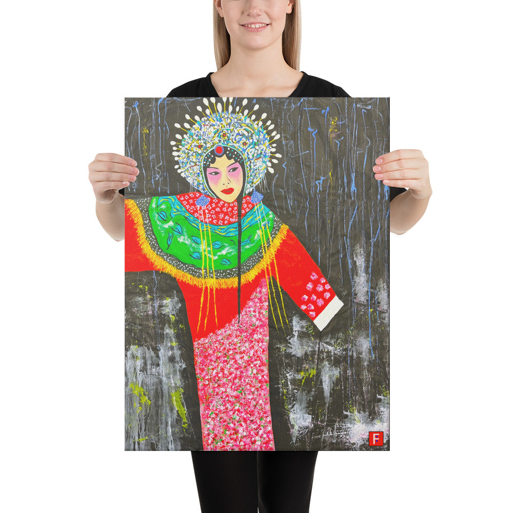 Canvas (18" X 24") Peking Opera