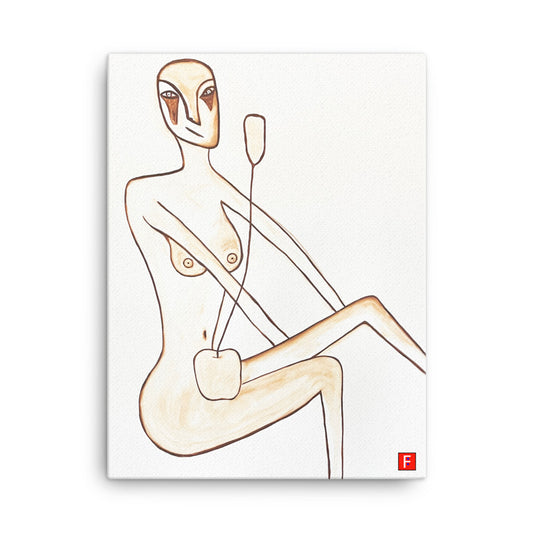 Canvas (18" by 24") Woman 2