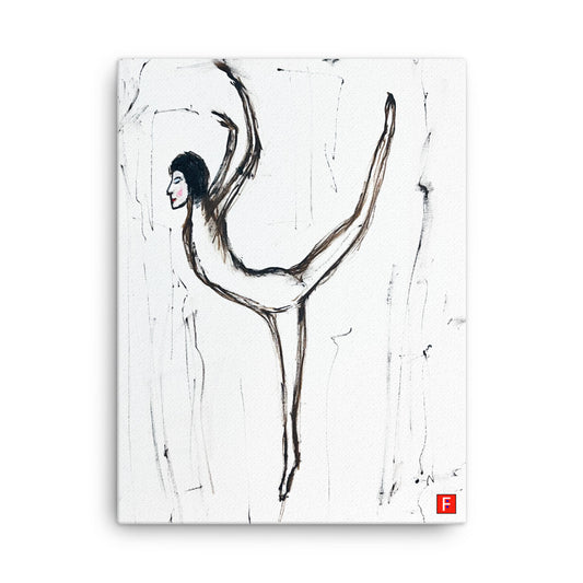 Canvas (18" X 24") Ballet Dancer #2