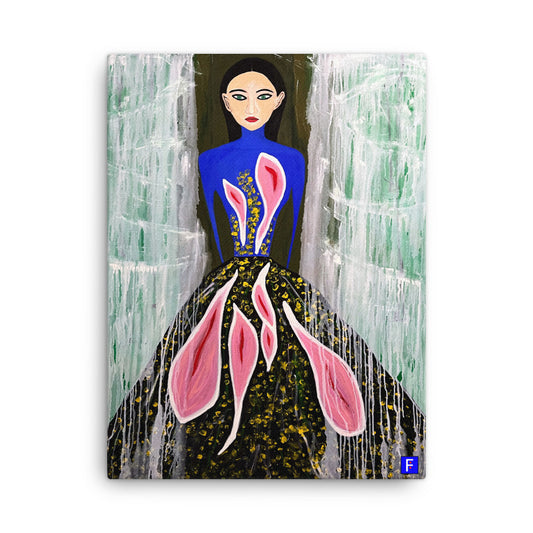 Canvas (18" by 24") Woman 4