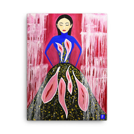 Canvas (18" by 24") Woman 5