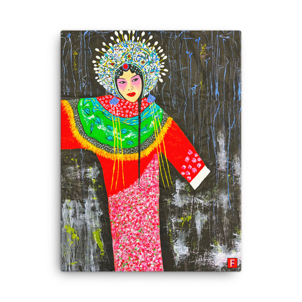 Canvas (18" X 24") Peking Opera