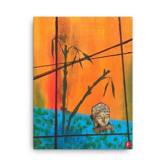 Canvas (18" by 24") Buddha 4