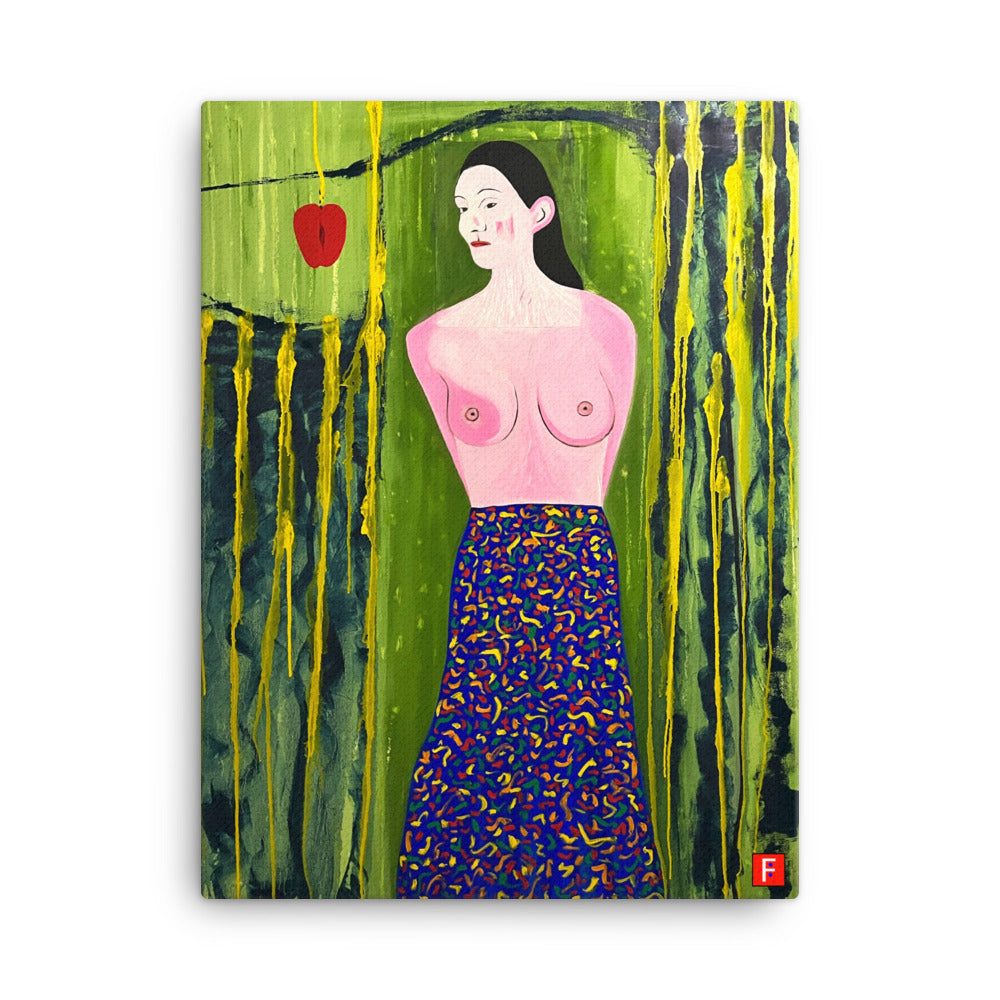 Canvas (18" by 24") Woman 6