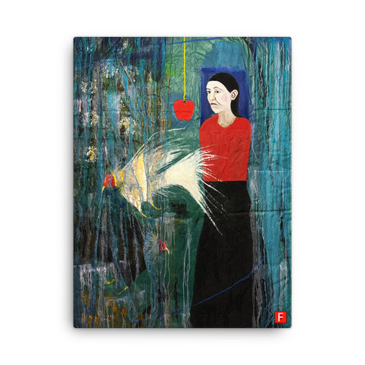 Canvas (18" by 24") Woman 8