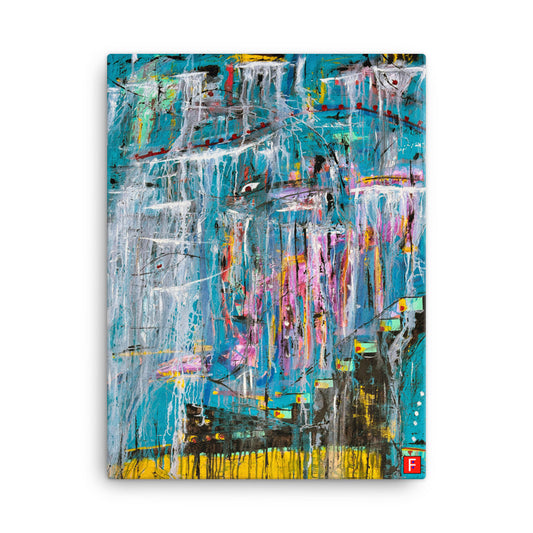 Canvas (18" by 24") Abstract Series K