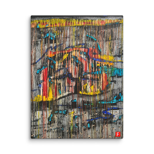 Canvas (18" by 24") Abstract Series A