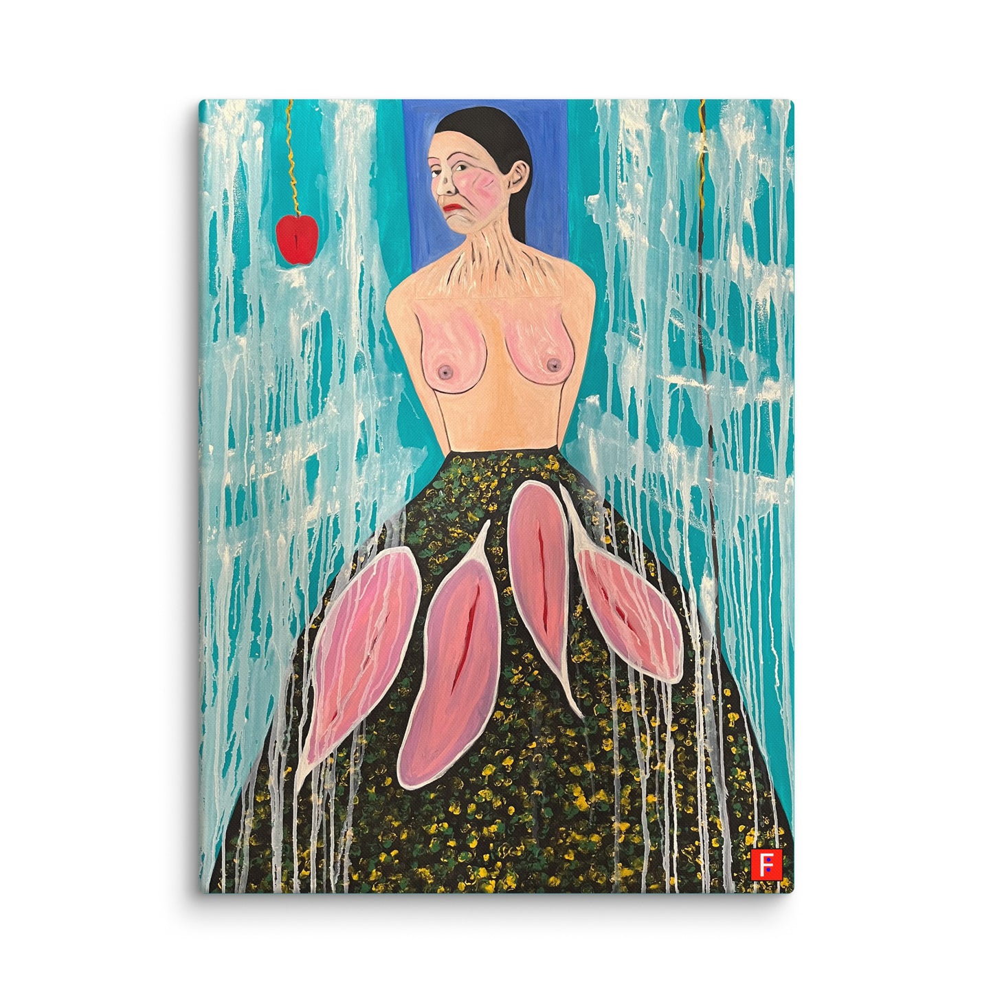 Canvas (18" by 24") Woman 10