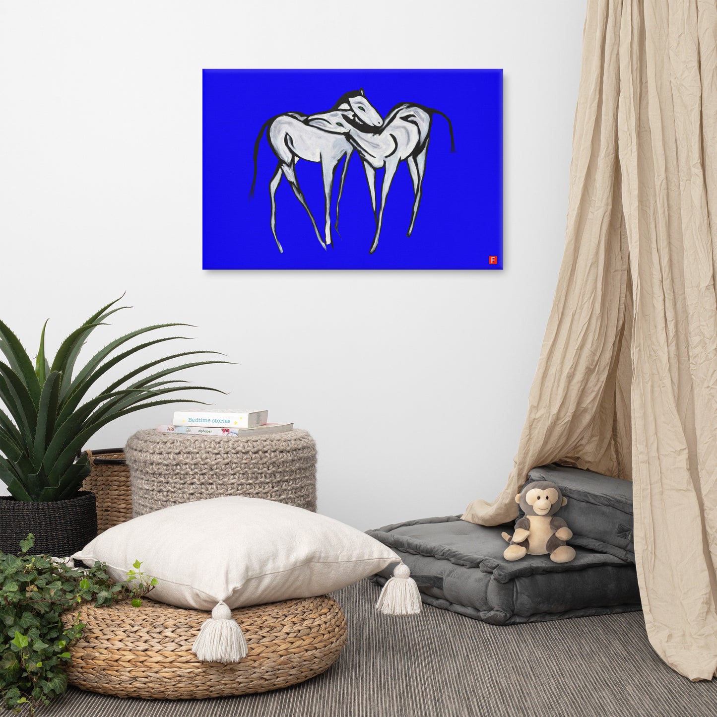 canvas (24" x 36") Horse