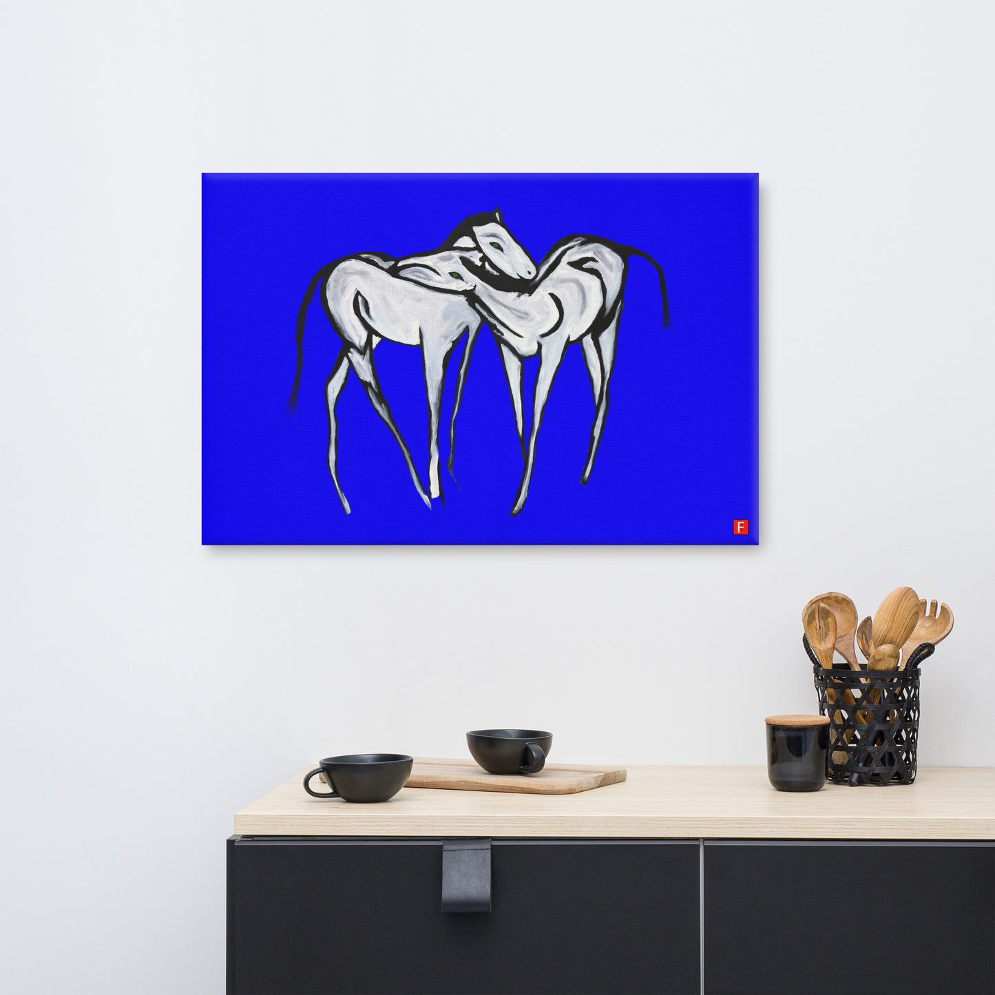 canvas (24" x 36") Horse