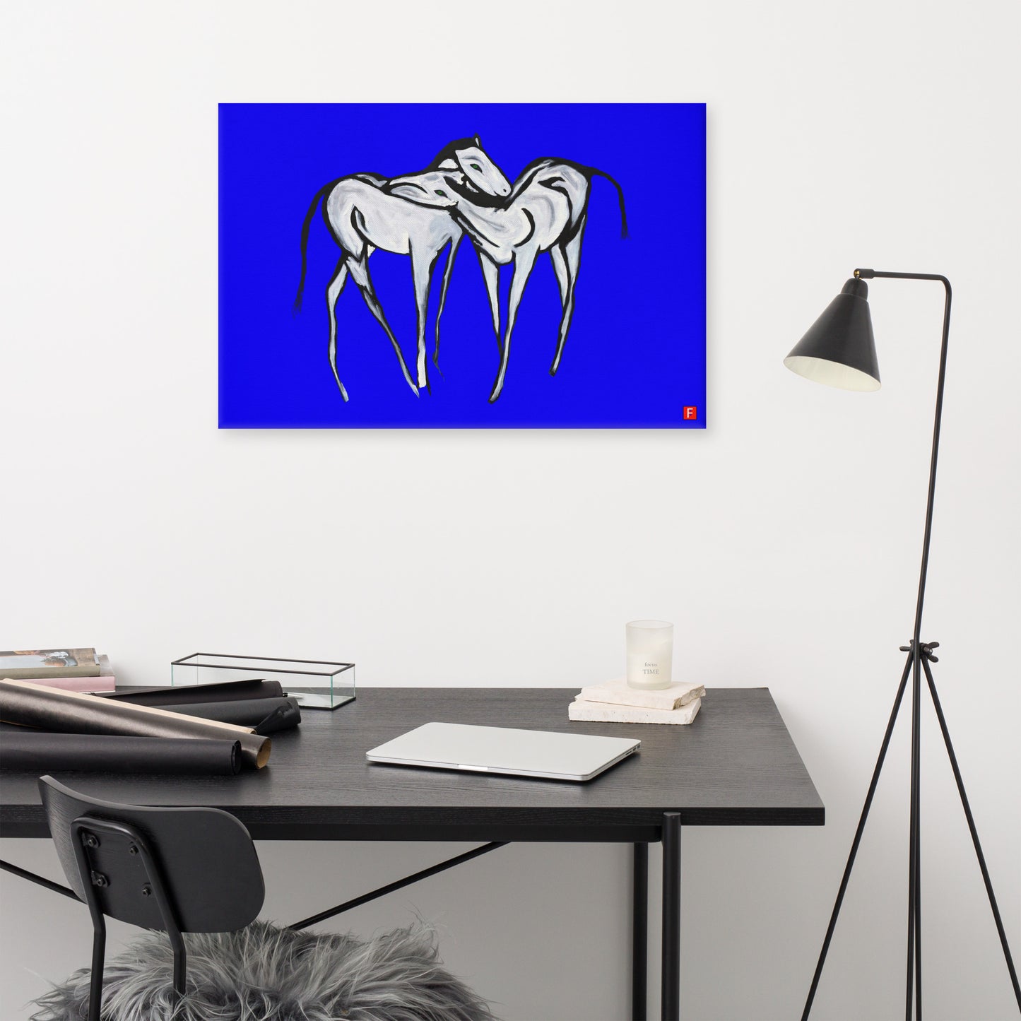 canvas (24" x 36") Horse