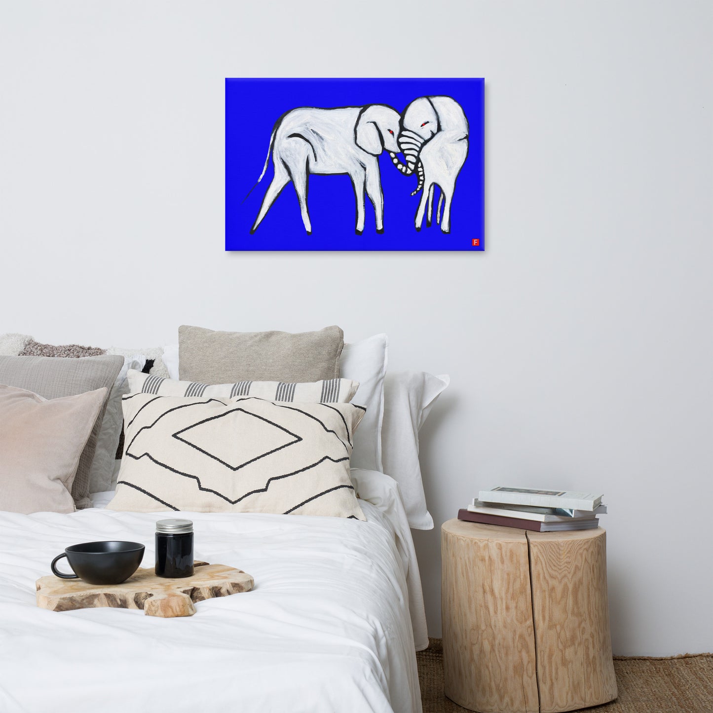 canvas (24" x 36") Elephant