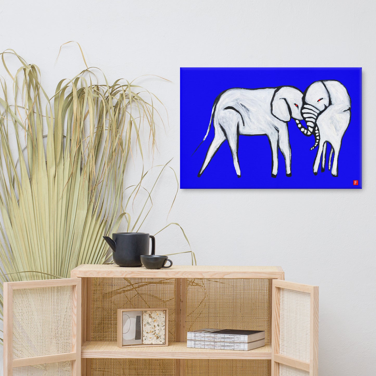 canvas (24" x 36") Elephant