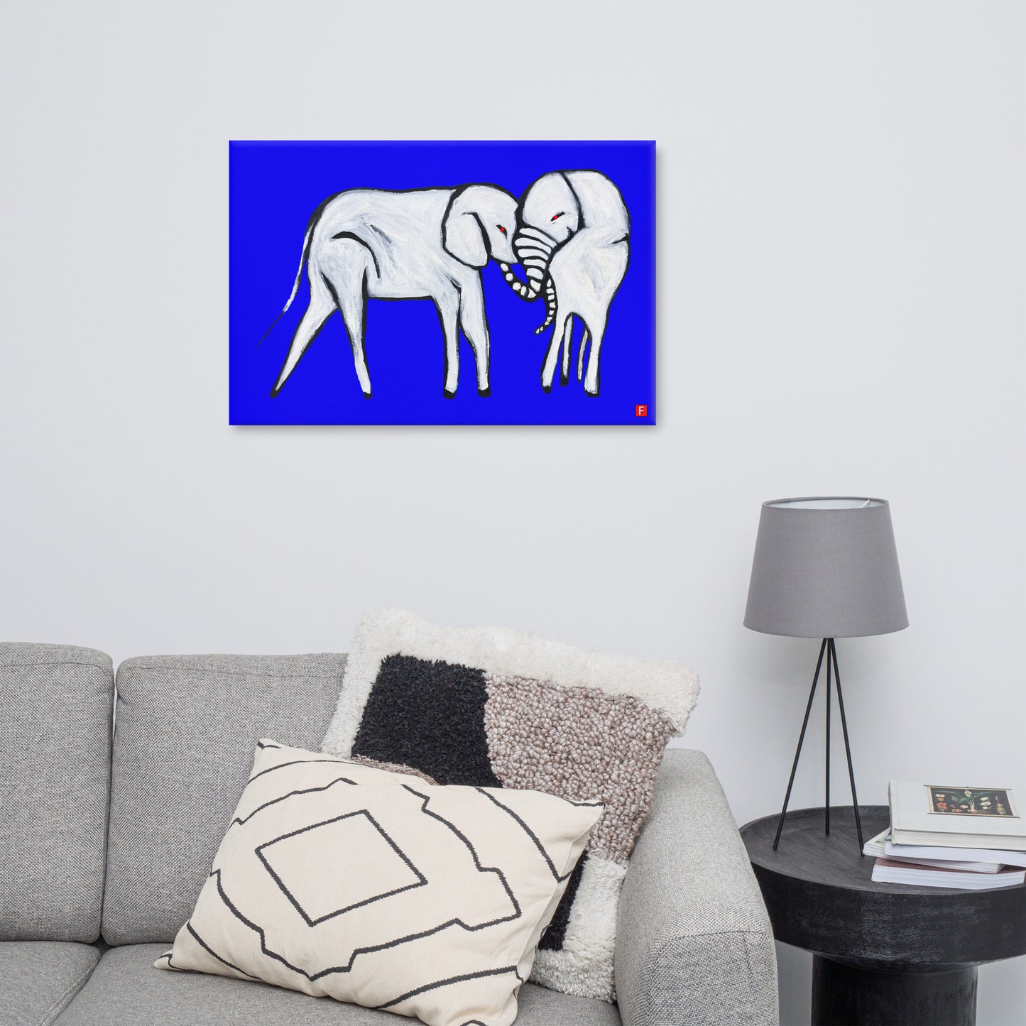canvas (24" x 36") Elephant