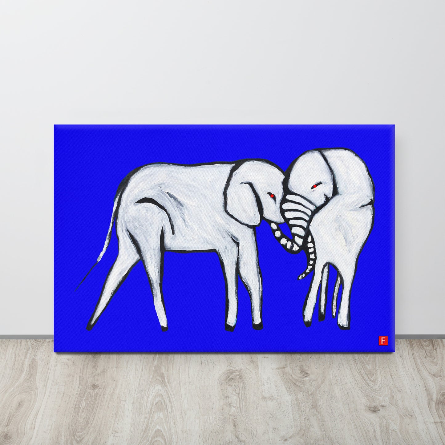 canvas (24" x 36") Elephant