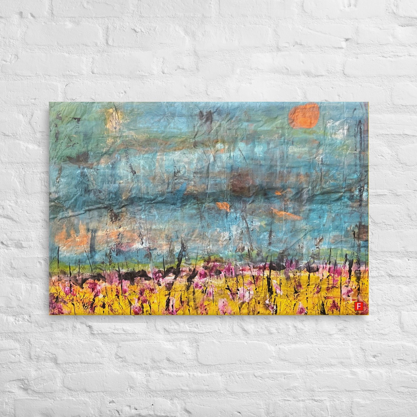 canvas (24" x 36") Sunset