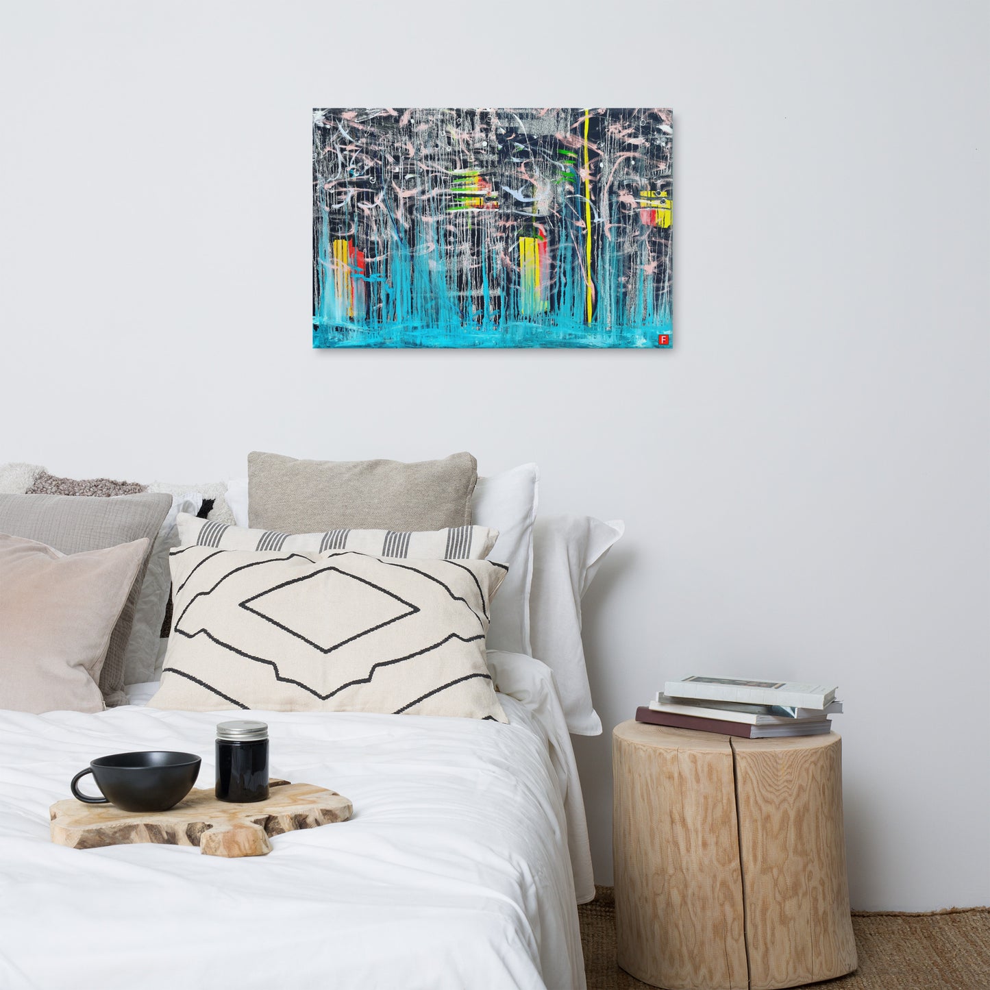 canvas (24" x 36") Let It Fall