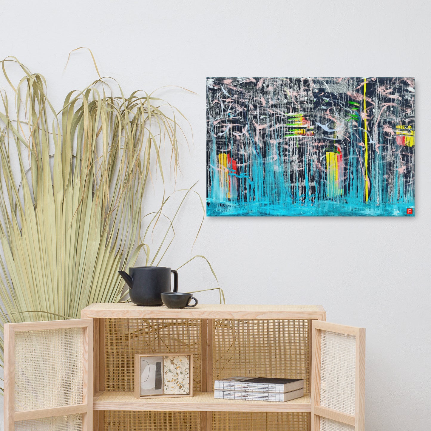 canvas (24" x 36") Let It Fall