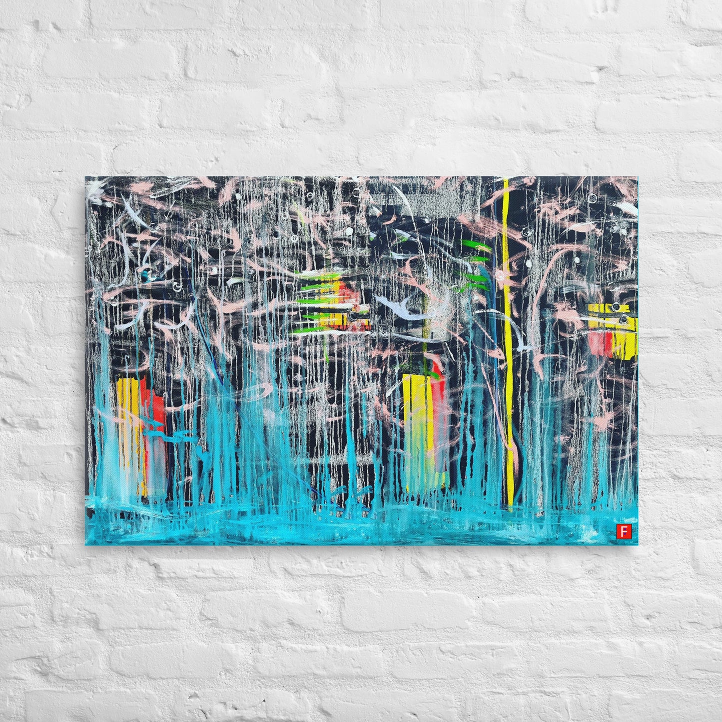 canvas (24" x 36") Let It Fall