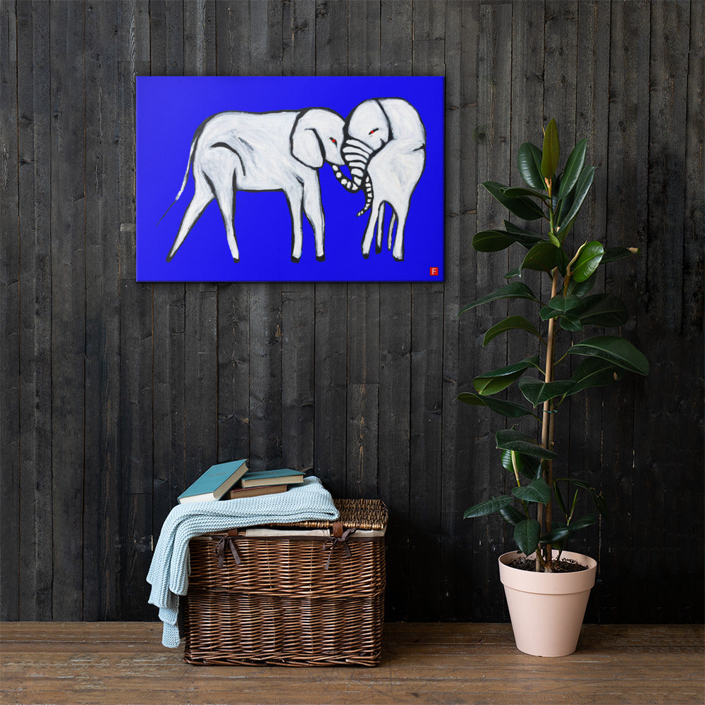 canvas (24" x 36") Elephant
