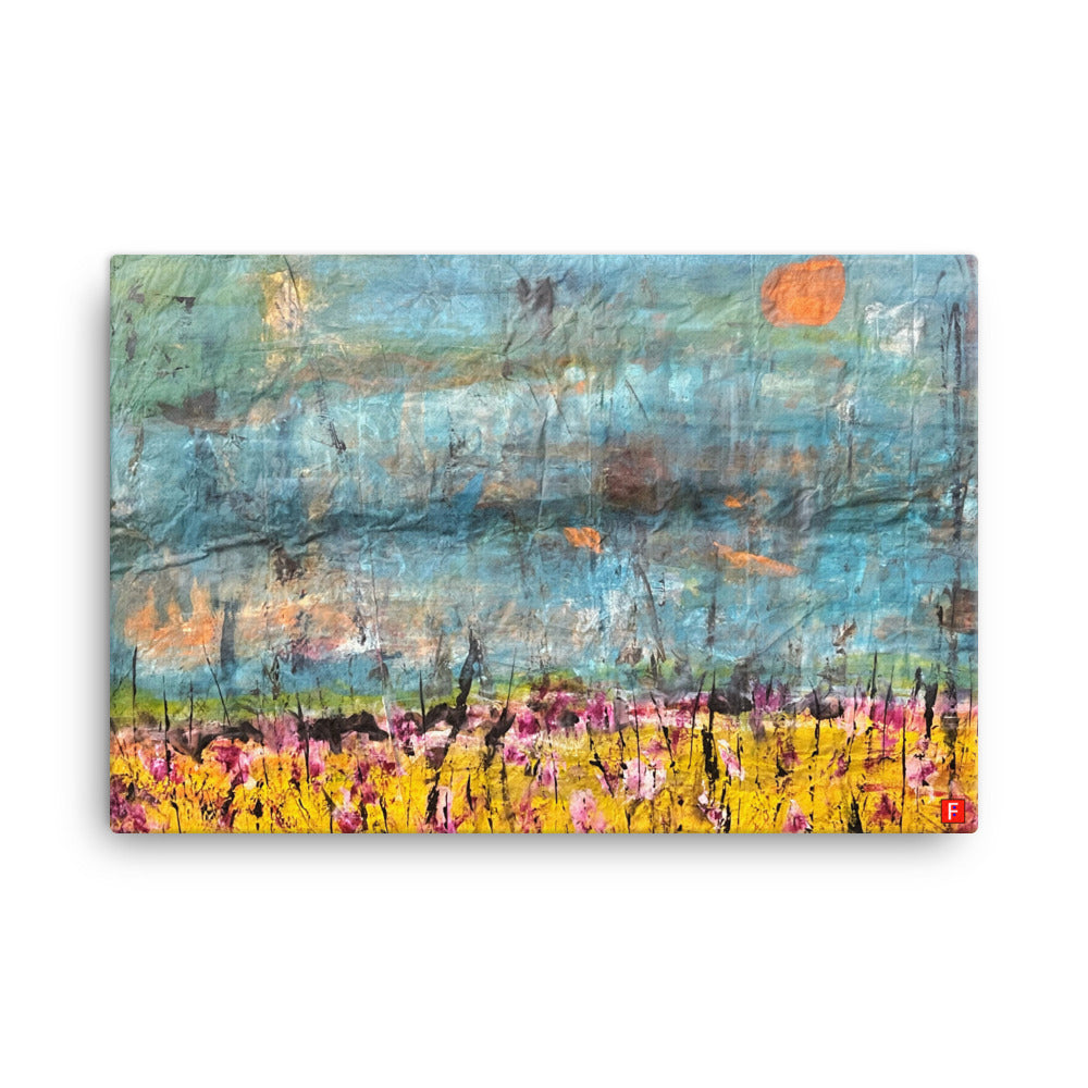 canvas (24" x 36") Sunset