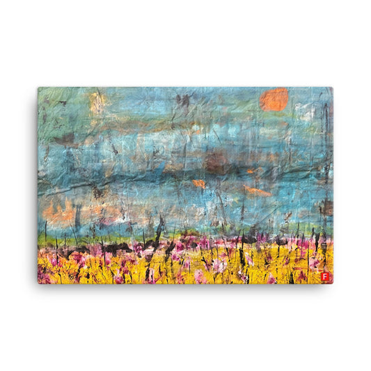 canvas (24" x 36") Sunset