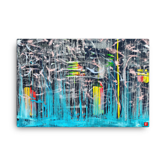 canvas (24" x 36") Let It Fall