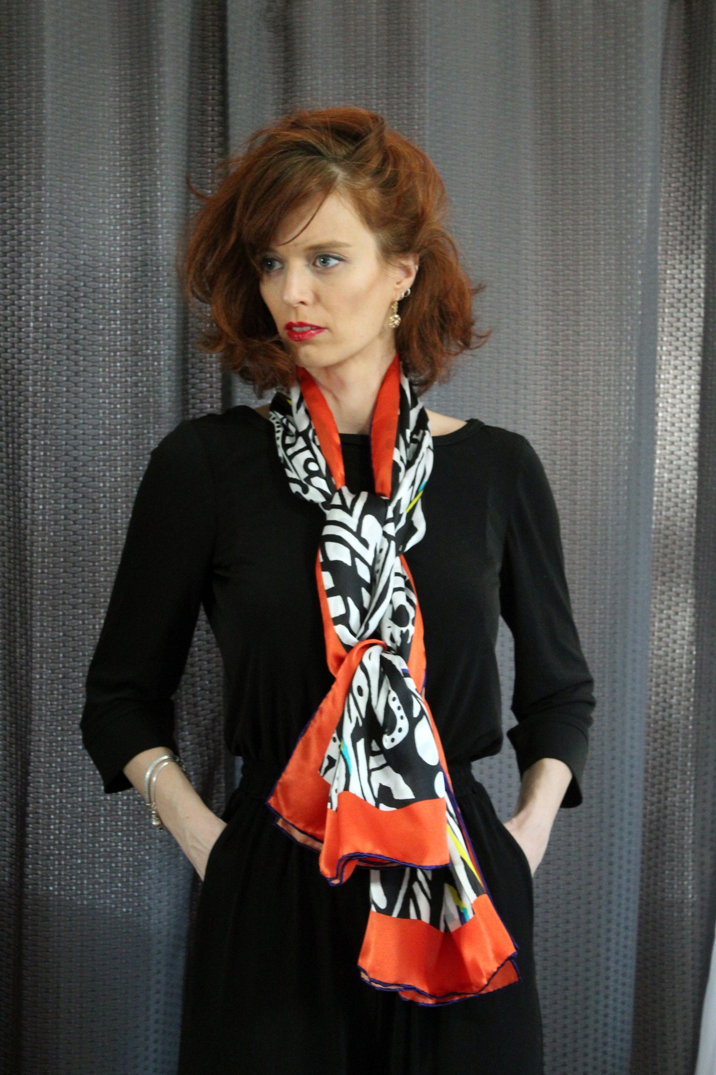 Silk Scarf 11 (Unisex) Abstract