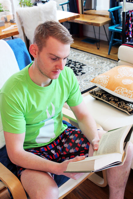 Tee Shirt GREEN (Unisex) Rabbit Original Artwork