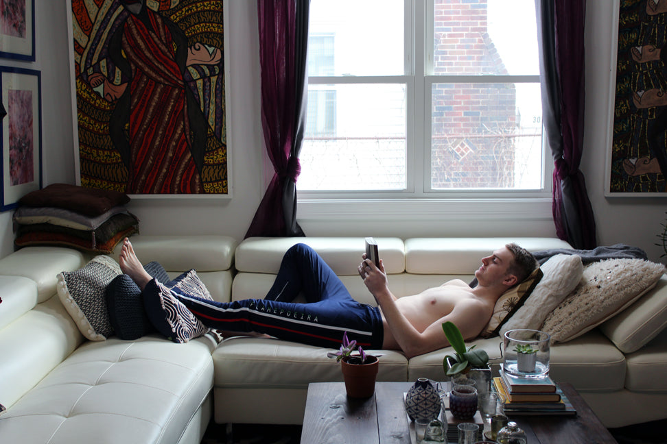 Sweatpants BLUE (MEN) Original Artwork