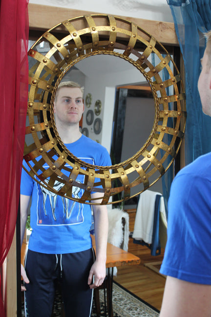 Tee Shirt BLUE (Unisex) Horses Original Artwork