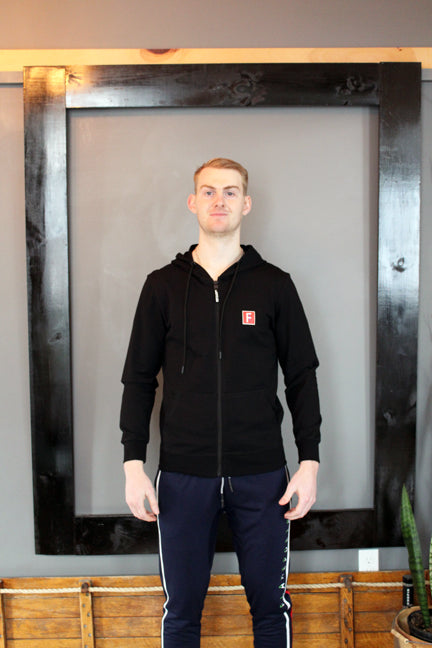 Unisex Hoodie BLACK Yin Yang Goldfish Original Artwork