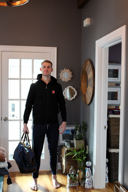 Unisex Hoodie BLACK Yin Yang Goldfish Original Artwork