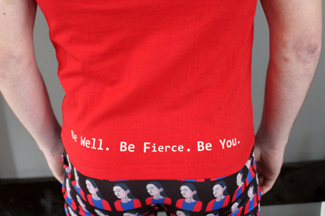 Tee Shirt RED (Unisex) Deer Original Artwork