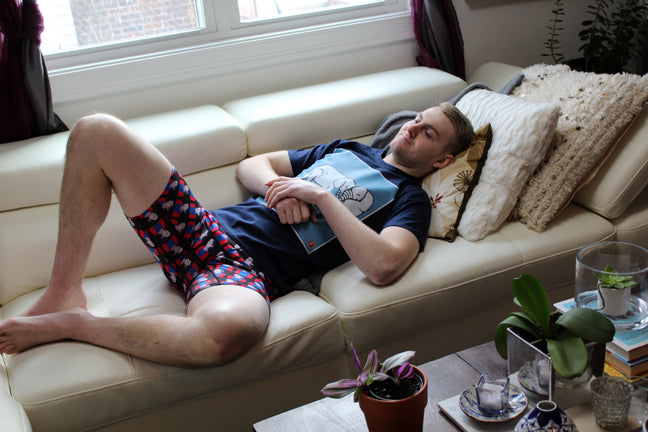 Tee Shirt DARK BLUE (Unisex) Elephants Original Artwork