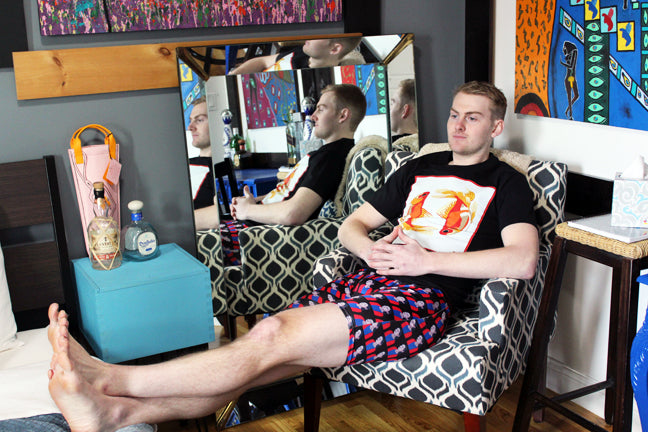 Tee Shirt BLACK (Unisex) Yin Yang Goldfish Original Artwork