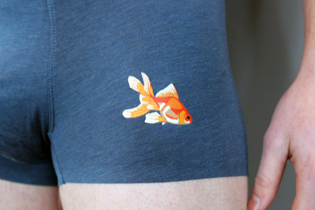 Underwear BLUE (Single fish original artwork)