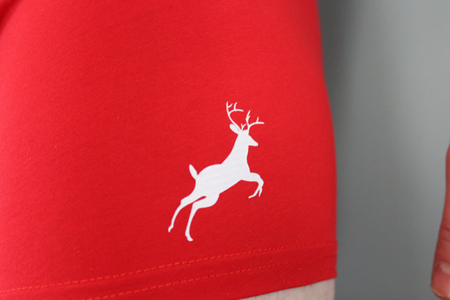 Underwear RED (Single Deer Original Artwork)