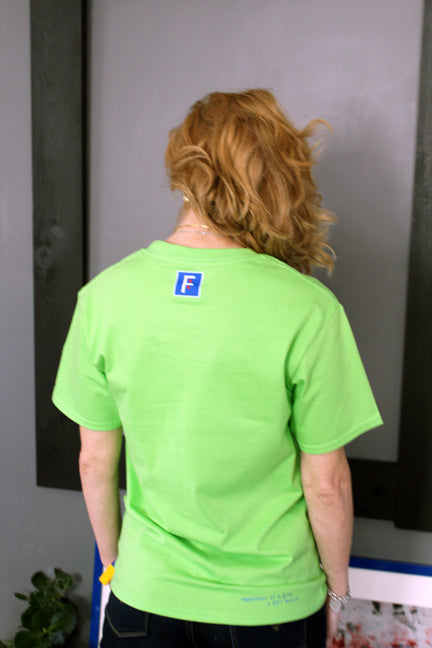 Tee Shirt GREEN (Unisex) Rabbit Original Artwork