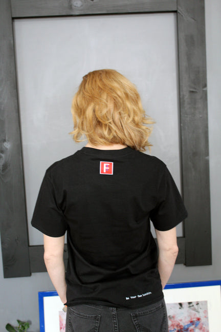 Tee Shirt BLACK (Unisex) Yin Yang Goldfish Original Artwork