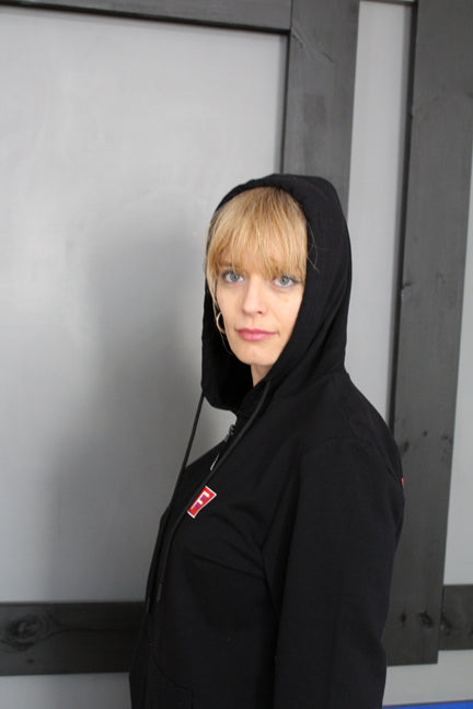 Unisex Hoodie BLACK Yin Yang Goldfish Original Artwork