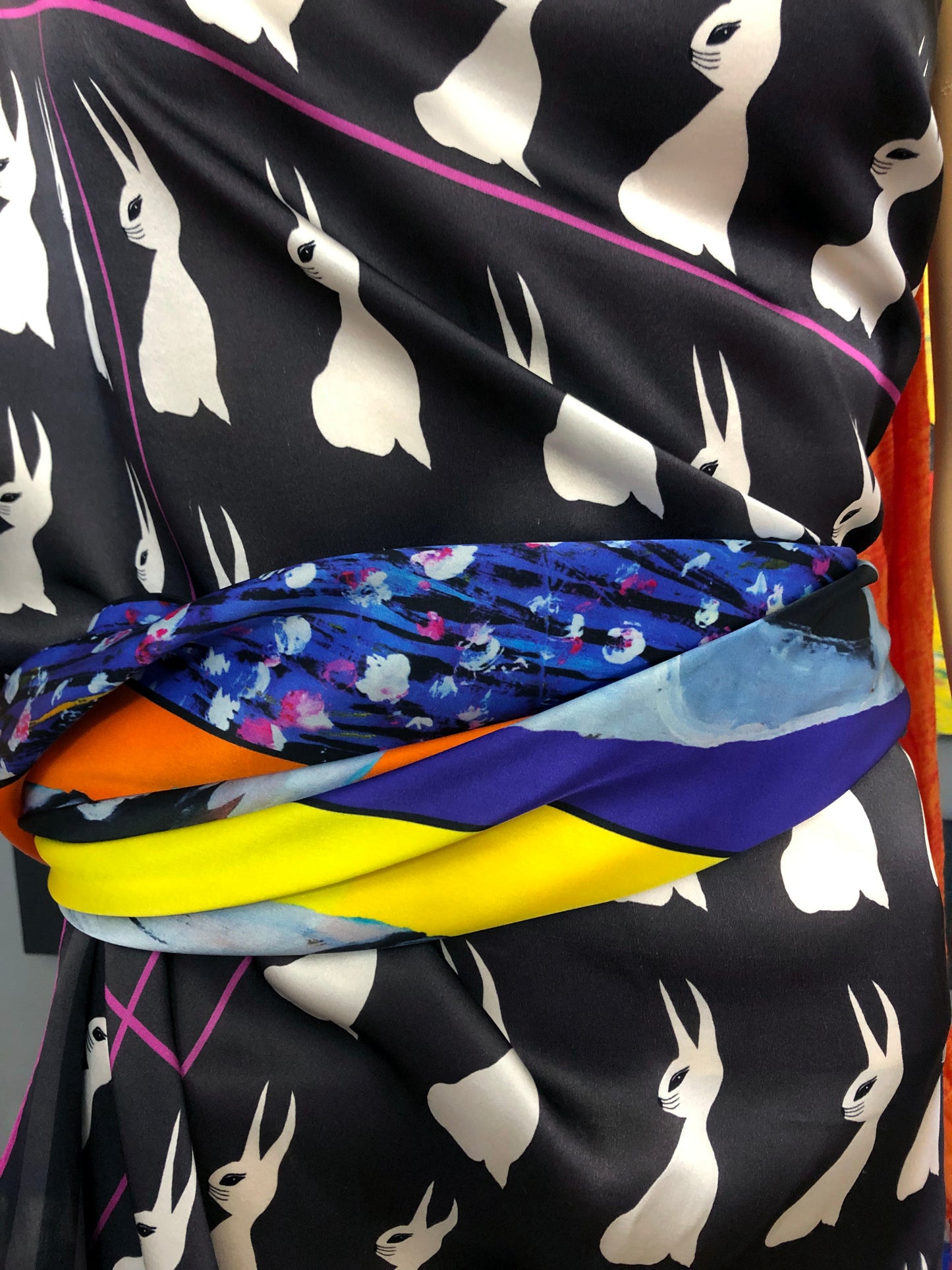 Silk Scarf 6 (Unisex) Skull