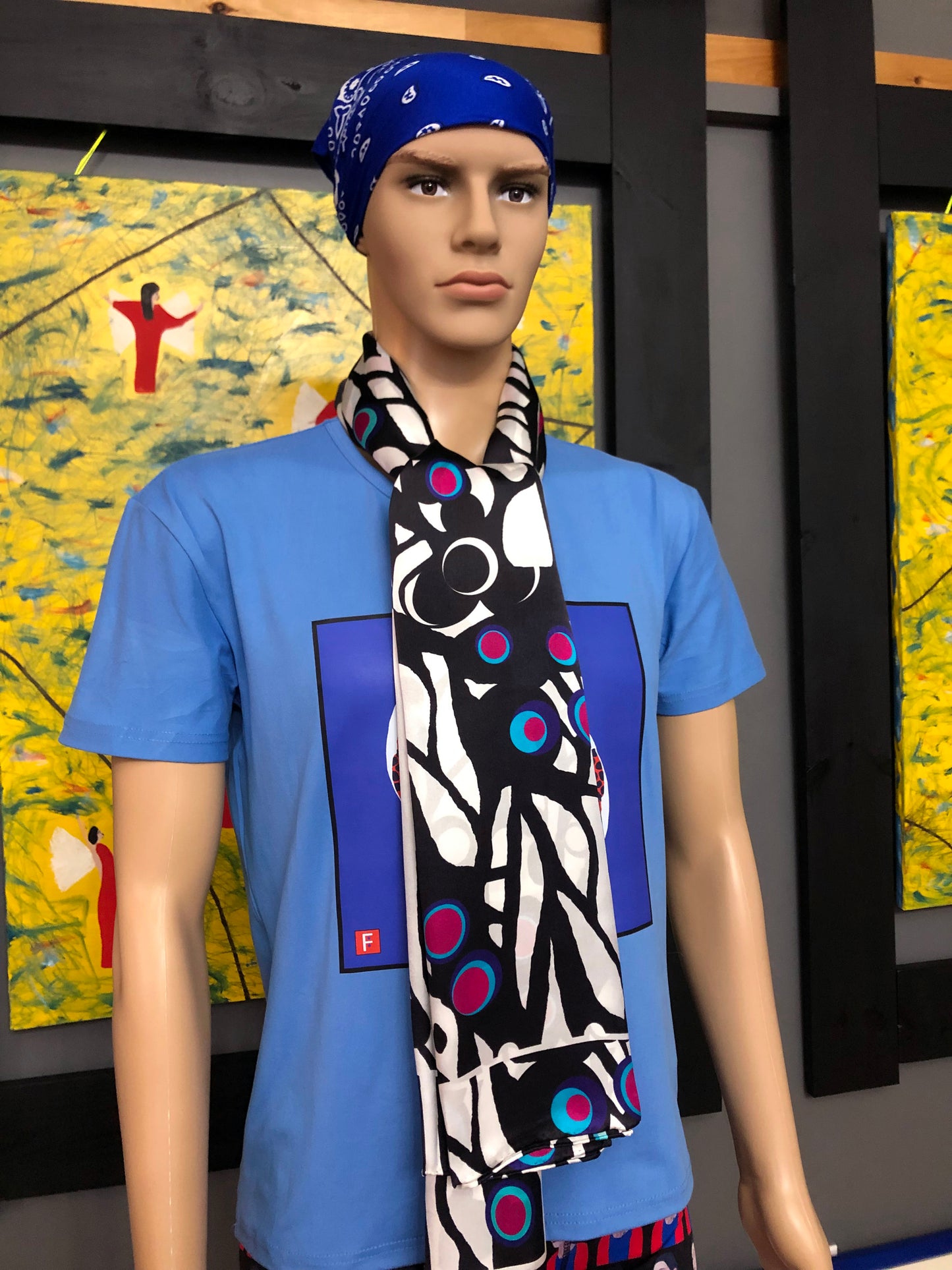 Silk Scarf 8 (Unisex) Eyes