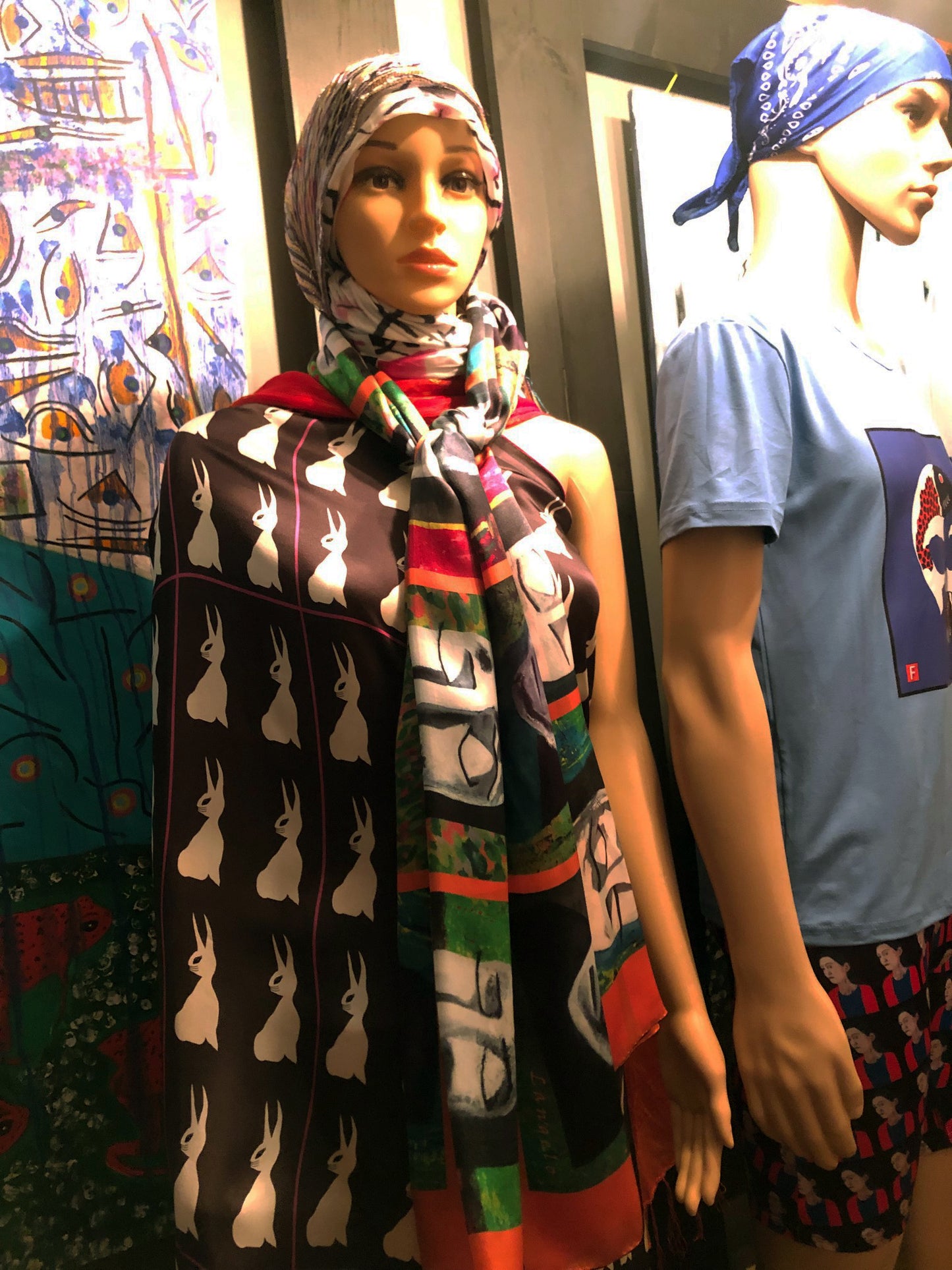 Silk Scarf 9 (Unisex) Faces