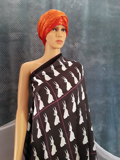 Silk Scarf 3 (Unisex) Bunny