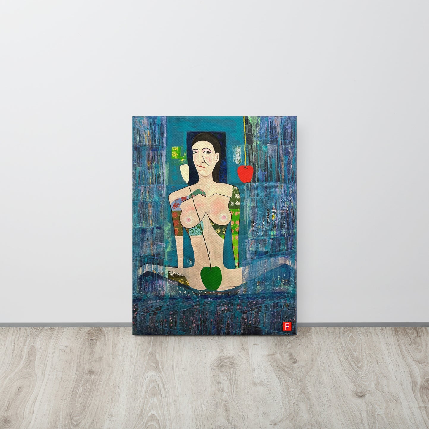Canvas (18" by 24") Woman Warrior 7