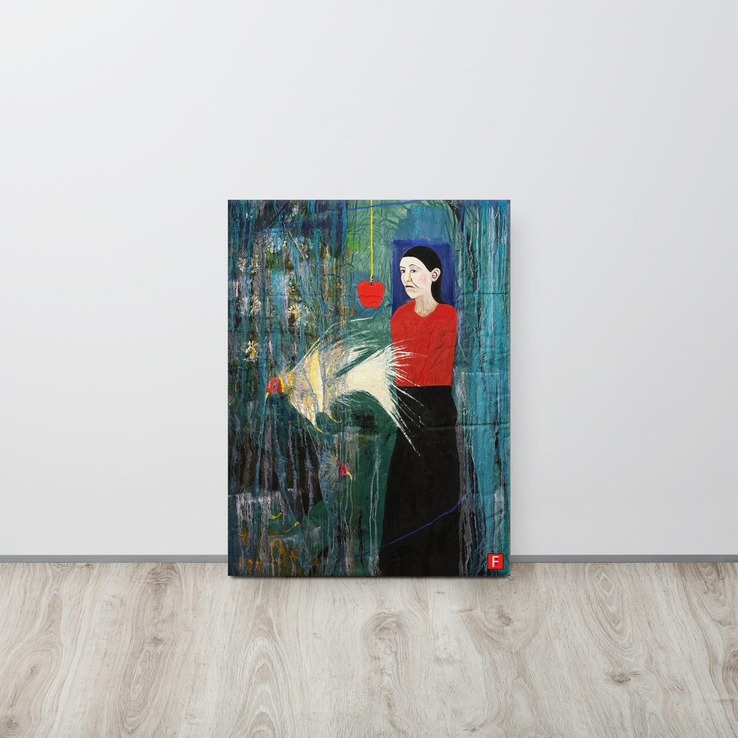 Canvas (18" by 24") Woman Warrior 8