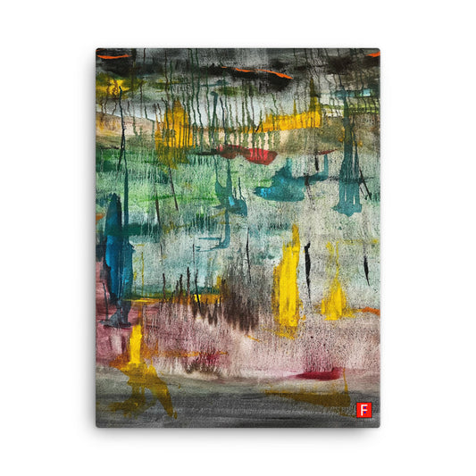 Canvas (18" X 24") Abstract Series W